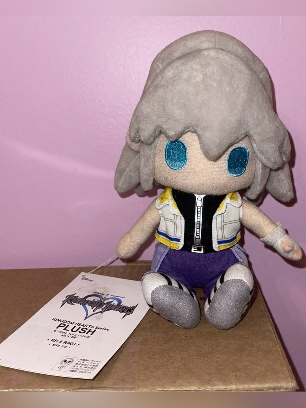 kingdom hearts 2 riku anime plush stuffed animal toy doll Disney square enix